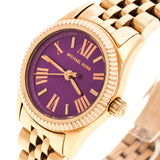 Buy Shop Michael Kors Lexington Quartz Pink Dial Rose Gold Steel Strap Watch For Women - MK3273 USA Online
