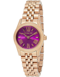 Buy Shop Michael Kors Lexington Quartz Pink Dial Rose Gold Steel Strap Watch For Women - MK3273 USA Online