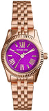 Buy Shop Michael Kors Lexington Quartz Pink Dial Rose Gold Steel Strap Watch For Women - MK3273 USA Online