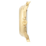 Buy Shop Michael Kors Lexington Quartz Silver Dial Gold Steel Strap Watch For Women - MK3229 USA Online