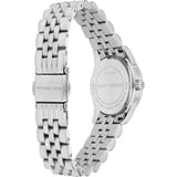 Buy Shop Michael Kors Lexington Quartz White Dial Silver Steel Strap Watch For Women - MK3228 USA Online