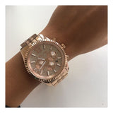 Buy Shop Michael Kors Lexington Rose Gold Dial Rose Gold Stainless Steel Strap Watch for Men - MK8580 USA Online