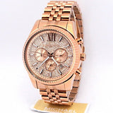 Buy Shop Michael Kors Lexington Rose Gold Dial Rose Gold Stainless Steel Strap Watch for Men - MK8580 USA Online
