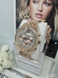 Buy Shop Michael Kors Lexington Rose Gold Dial Rose Gold Stainless Steel Strap Watch for Men - MK8580 USA Online