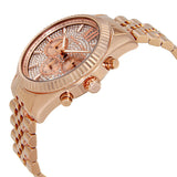Buy Shop Michael Kors Lexington Rose Gold Dial Rose Gold Stainless Steel Strap Watch for Men - MK8580 USA Online