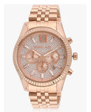 Buy Shop Michael Kors Lexington Rose Gold Dial Rose Gold Stainless Steel Strap Watch for Men - MK8580 USA Online