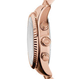 Buy Shop Michael Kors Lexington Rose Gold Dial Rose Gold Steel Strap Watch for Women - MK5569 USA Online
