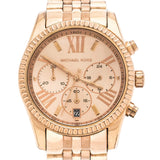 Buy Shop Michael Kors Lexington Rose Gold Dial Rose Gold Steel Strap Watch for Women - MK5569 USA Online