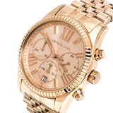 Buy Shop Michael Kors Lexington Rose Gold Dial Rose Gold Steel Strap Watch for Women - MK5569 USA Online