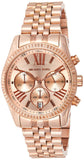 Buy Shop Michael Kors Lexington Rose Gold Dial Rose Gold Steel Strap Watch for Women - MK5569 USA Online