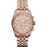 Buy Shop Michael Kors Lexington Rose Gold Dial Rose Gold Steel Strap Watch for Women - MK5569 USA Online