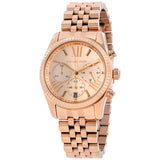 Buy Shop Michael Kors Lexington Rose Gold Dial Rose Gold Steel Strap Watch for Women - MK5569 USA Online