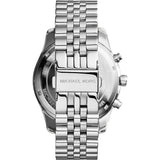 Buy Shop Michael Kors Lexington Silver Dial Silver Steel Strap Watch for Men - MK8405 USA Online