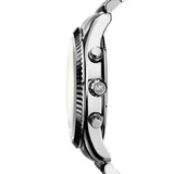 Buy Shop Michael Kors Lexington Silver Dial Silver Steel Strap Watch for Men - MK8405 USA Online
