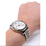 Buy Shop Michael Kors Lexington Silver Dial Two Tone Steel Strap Watch for Men - MK8344 USA Online