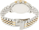 Buy Shop Michael Kors Lexington Silver Dial Two Tone Steel Strap Watch for Men - MK8344 USA Online