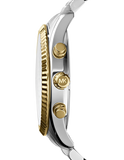 Buy Shop Michael Kors Lexington Silver Dial Two Tone Steel Strap Watch for Women - MK5955 USA Online