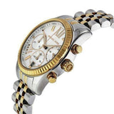 Buy Shop Michael Kors Lexington Silver Dial Two Tone Steel Strap Watch for Women - MK5955 USA Online