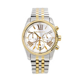 Buy Shop Michael Kors Lexington Silver Dial Two Tone Steel Strap Watch for Women - MK5955 USA Online