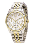 Buy Shop Michael Kors Lexington Silver Dial Two Tone Steel Strap Watch for Women - MK5955 USA Online