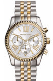 Buy Shop Michael Kors Lexington Silver Dial Two Tone Steel Strap Watch for Women - MK5955 USA Online