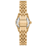 Buy Shop Michael Kors Lexington Three-Hand Blue Dial Gold Steel Strap Watch for Women - MK4802 USA Online