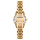 Buy Shop Michael Kors Lexington Three Hand Blue Dial Gold Steel Strap Watch for Women - MK4813 USA Online