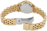 Buy Shop Michael Kors Lexington Three Hand Blue Dial Gold Steel Strap Watch for Women - MK4813 USA Online