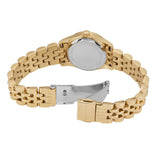 Buy Shop Michael Kors Lexington Three Hand Blue Dial Gold Steel Strap Watch for Women - MK4813 USA Online