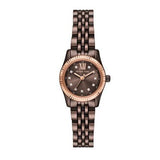 Buy Shop Michael Kors Lexington Three-Hand Brown Dial Brown Steel Strap Watch for Women - MK4844 USA Online