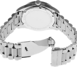 Buy Shop Michael Kors Lexington Three-Hand Pink Dial Silver Steel Strap Watch For Women - MK7443 USA Online