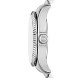Buy Shop Michael Kors Lexington Three-Hand Pink Dial Silver Steel Strap Watch For Women - MK7443 USA Online