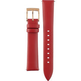 Buy Shop Michael Kors Lexington Three Hand Red Dial Red Leather Strap Watch For Women - MK4747 USA Online