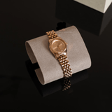 Buy Shop Michael Kors Lexington Three Hand Rose Gold Dial Rose Gold Steel Strap Watch For Women - MK4739 USA Online