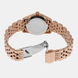 Buy Shop Michael Kors Lexington Three Hand Rose Gold Dial Rose Gold Steel Strap Watch For Women - MK4739 USA Online