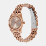 Buy Shop Michael Kors Lexington Three Hand Rose Gold Dial Rose Gold Steel Strap Watch For Women - MK4739 USA Online