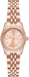 Buy Shop Michael Kors Lexington Three Hand Rose Gold Dial Rose Gold Steel Strap Watch For Women - MK4739 USA Online