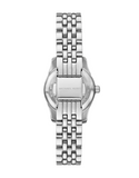Buy Shop Michael Kors Lexington Three-Hand Silver Dial Silver Steel Strap Watch for Women - MK4843 USA Online