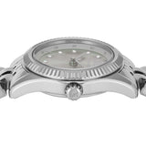 Buy Shop Michael Kors Lexington Three-Hand Silver Dial Silver Steel Strap Watch for Women - MK4843 USA Online