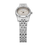 Buy Shop Michael Kors Lexington Three-Hand Silver Dial Silver Steel Strap Watch for Women - MK4843 USA Online