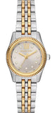 Buy Shop Michael Kors Lexington Three-Hand Silver Dial Two Tone Steel Strap Watch for Women - MK4815 USA Online