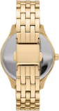 Buy Shop Michael Kors Lexington Three Hand White Dial Gold Steel Strap Watch For Women - MK4492 USA Online