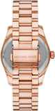 Buy Shop Michael Kors Lexington White Dial Rose Gold Steel Strap Watch for Women - MK1088 USA Online