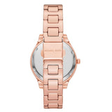 Buy Shop Michael Kors Lilane Quartz Rose Gold Dial Rose Gold Steel Strap Watch For Women - MK1068 USA Online