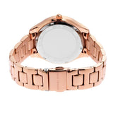 Buy Shop Michael Kors Liliane Three Hand Rose Gold Dial Rose Gold Steel Strap Watch For Women - MK4651 USA Online