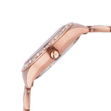 Buy Shop Michael Kors Liliane Three Hand Rose Gold Dial Rose Gold Steel Strap Watch For Women - MK4651 USA Online