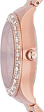 Buy Shop Michael Kors Liliane Three Hand Rose Gold Dial Rose Gold Steel Strap Watch For Women - MK4651 USA Online