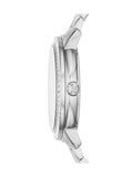 Buy Shop Michael Kors Madelyn Quartz Blue Dial Silver Steel Strap Watch For Women - MK6286 USA Online
