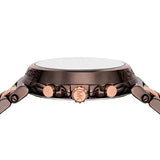 Buy Shop Michael Kors Maren Chronograph Brown Dial Two Tone Steel Strap Watch for Women - MK7496 USA Online