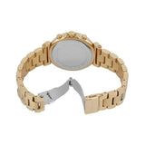 Buy Shop Michael Kors Maren Chronograph Gold Dial Gold Steel Strap Watch for Women - MK7493 USA Online
